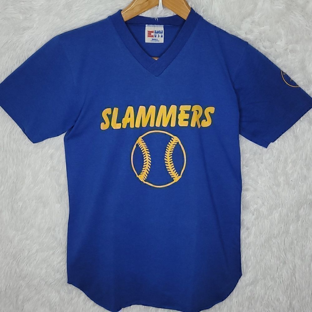 Vintage Eagle USA Single Stitch Fastpitch Softball Jersey Size Small